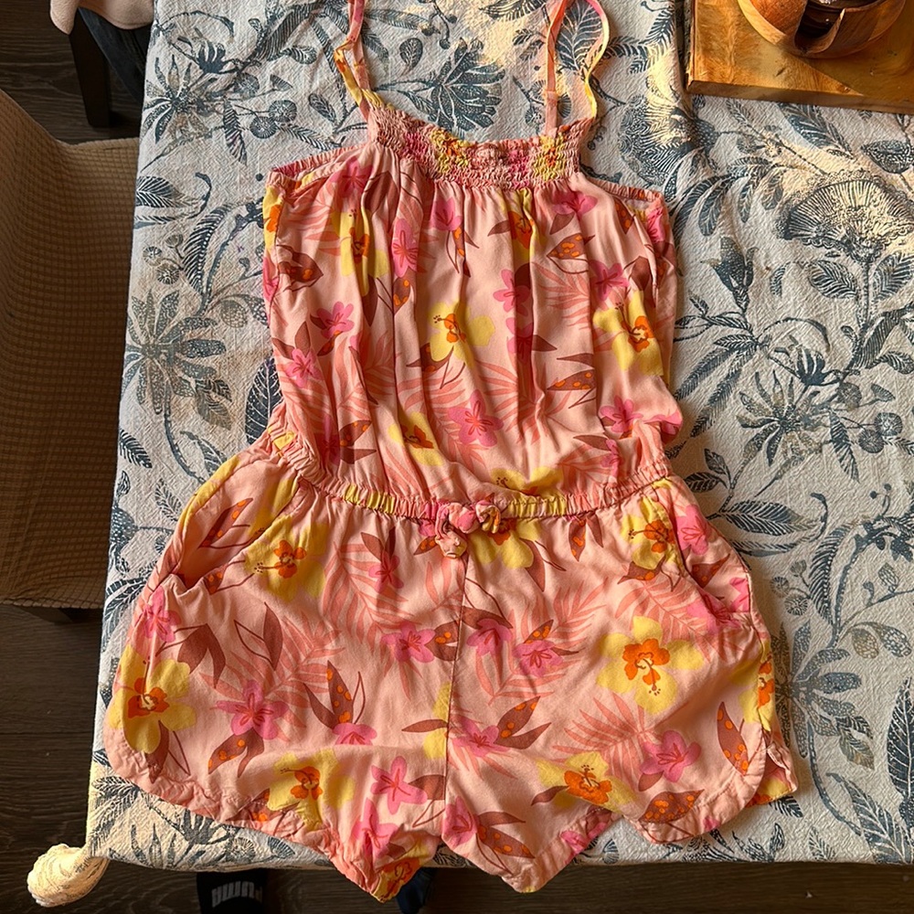 Cat and Jack size L tropical romper